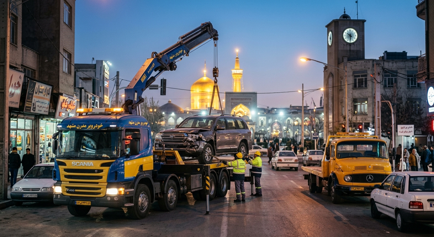 خودروبر شبانهروزی مشهد خودروبر فوری مشهد